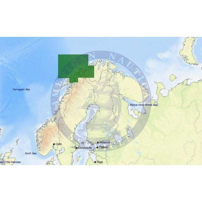 C-Map Max-N+ Chart EN-Y596: Lavangsfjorden To Bukta