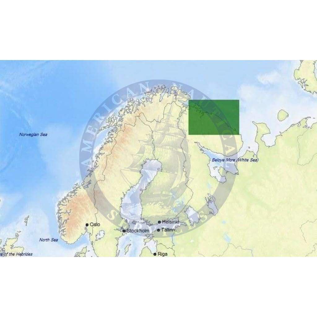 C-Map Max-N+ Chart EN-Y630: Pechenga - Lumbovskiy Gulf