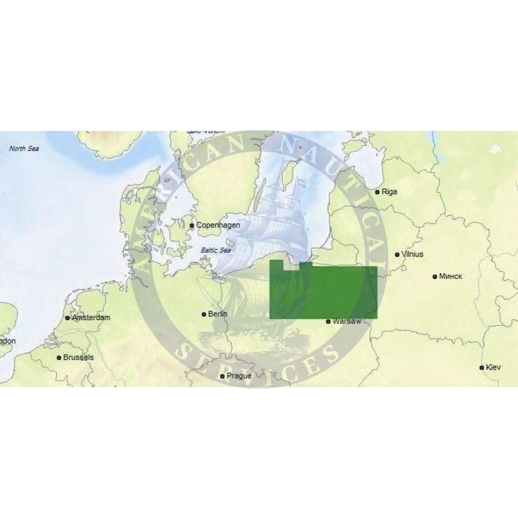 C-Map Max-N+ Chart EN-Y802: Polish Inland Waters