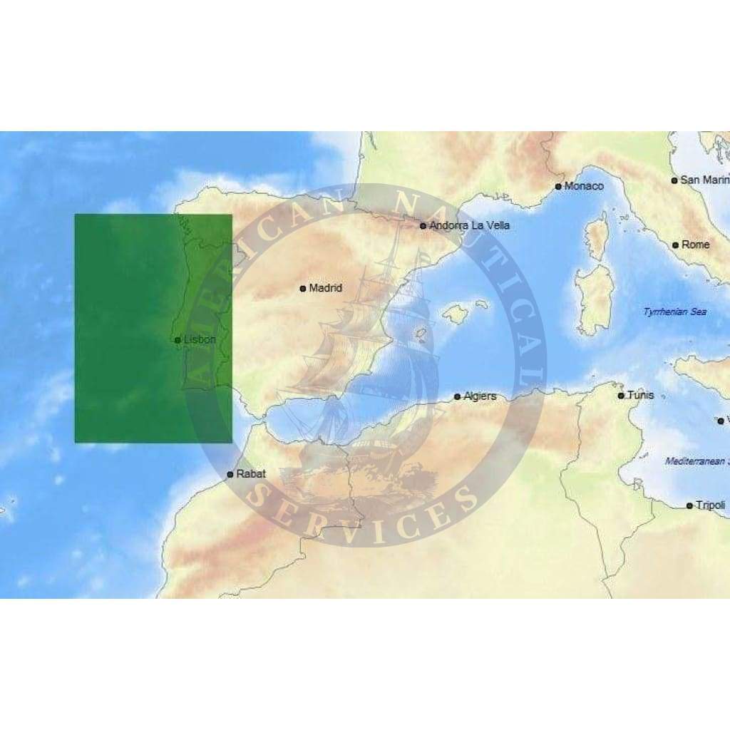 C-Map Max-N+ Chart EW-Y135: Portugal Coasts