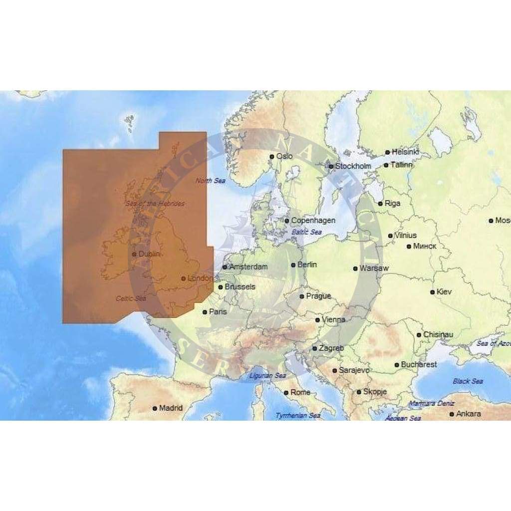 C-Map Max-N+ Chart EW-Y226: Uk, Ireland And The Channel