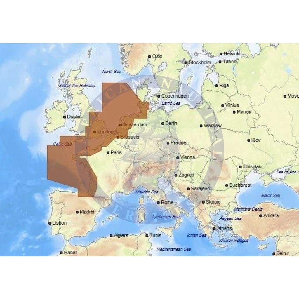 C-Map Max-N+ Chart EW-Y227: North-West European Coasts (Update)
