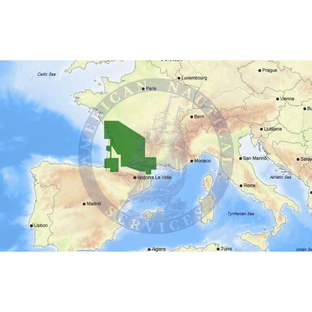 C-Map Max-N+ Chart EW-Y233: France South West Inland Waters (Update)