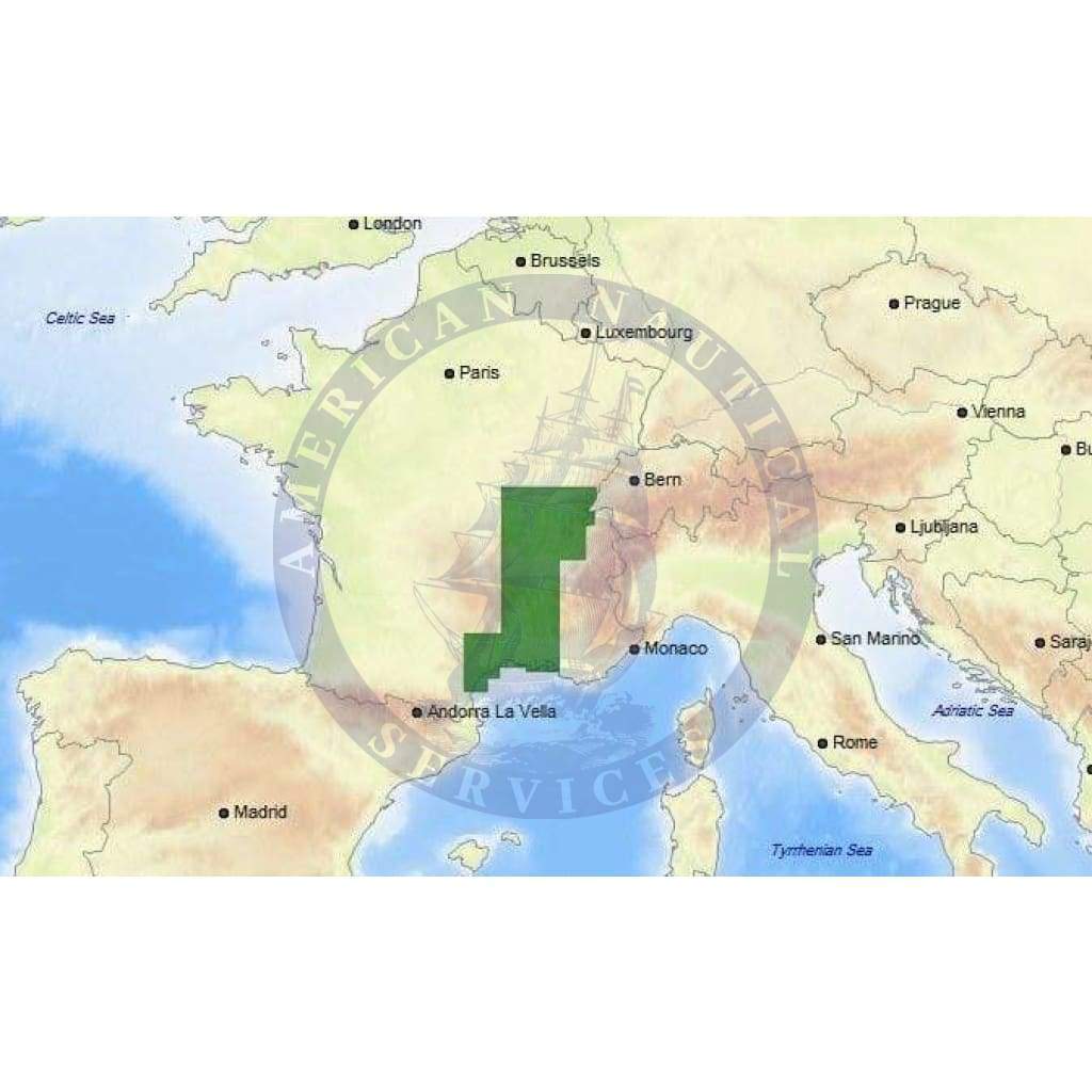 C-Map Max-N+ Chart EW-Y234: France South Inland Waters