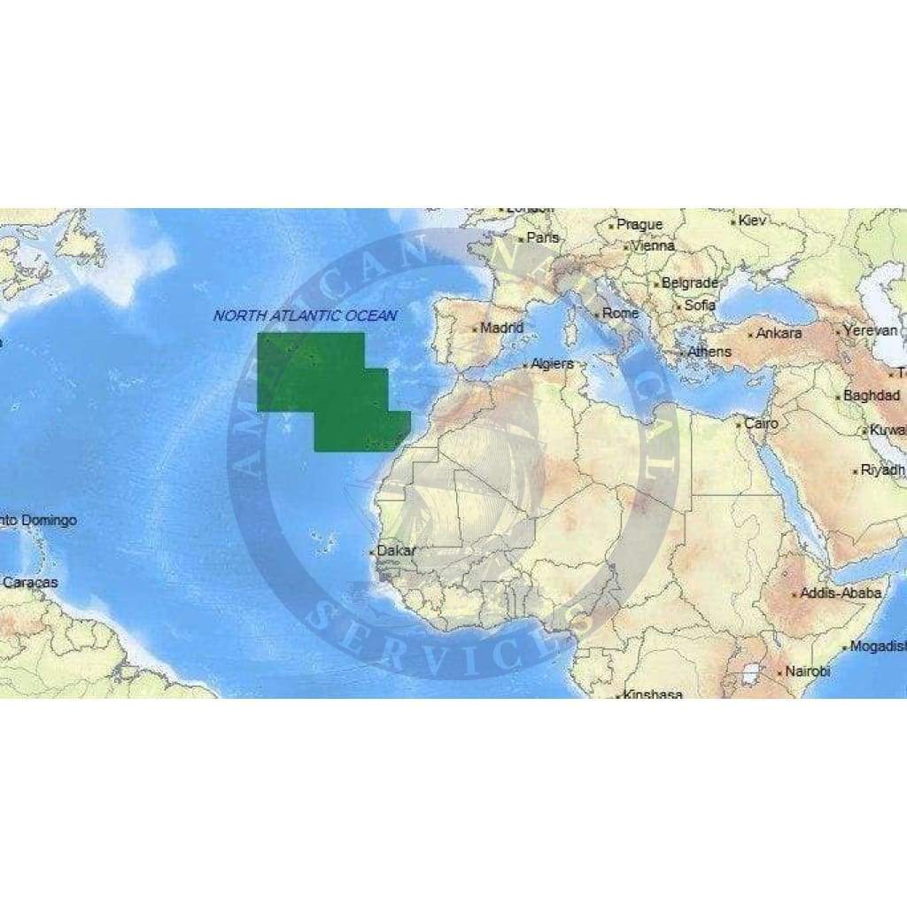 C-Map Max-N+ Chart EW-Y311: Madeira, Azores And Canary Islands