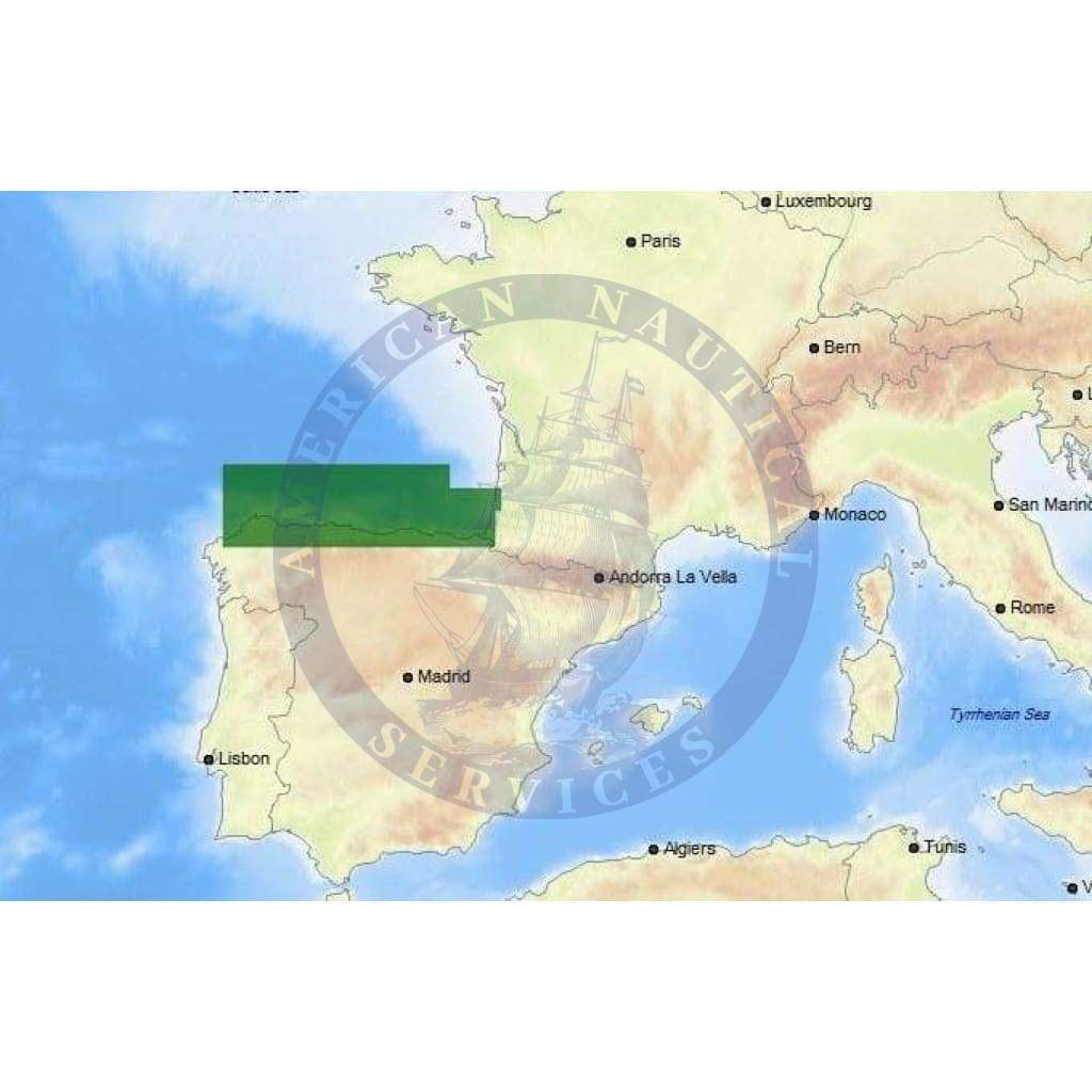 C-Map Max-N+ Chart EW-Y314: La Coruna To Mimizan