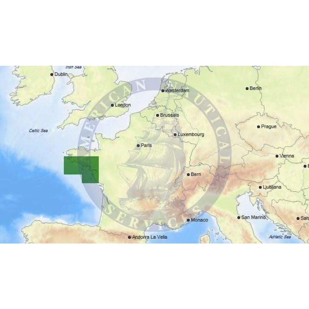 C-Map Max-N+ Chart EW-Y316: Jard Sur Mer To Douarnenez