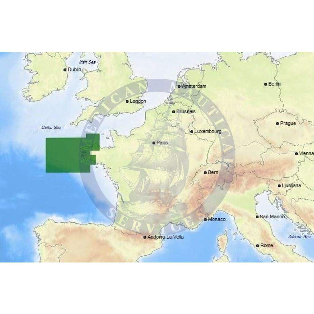 C-Map Max-N+ Chart EW-Y317: Lorient To Ile De Brehat (Update)