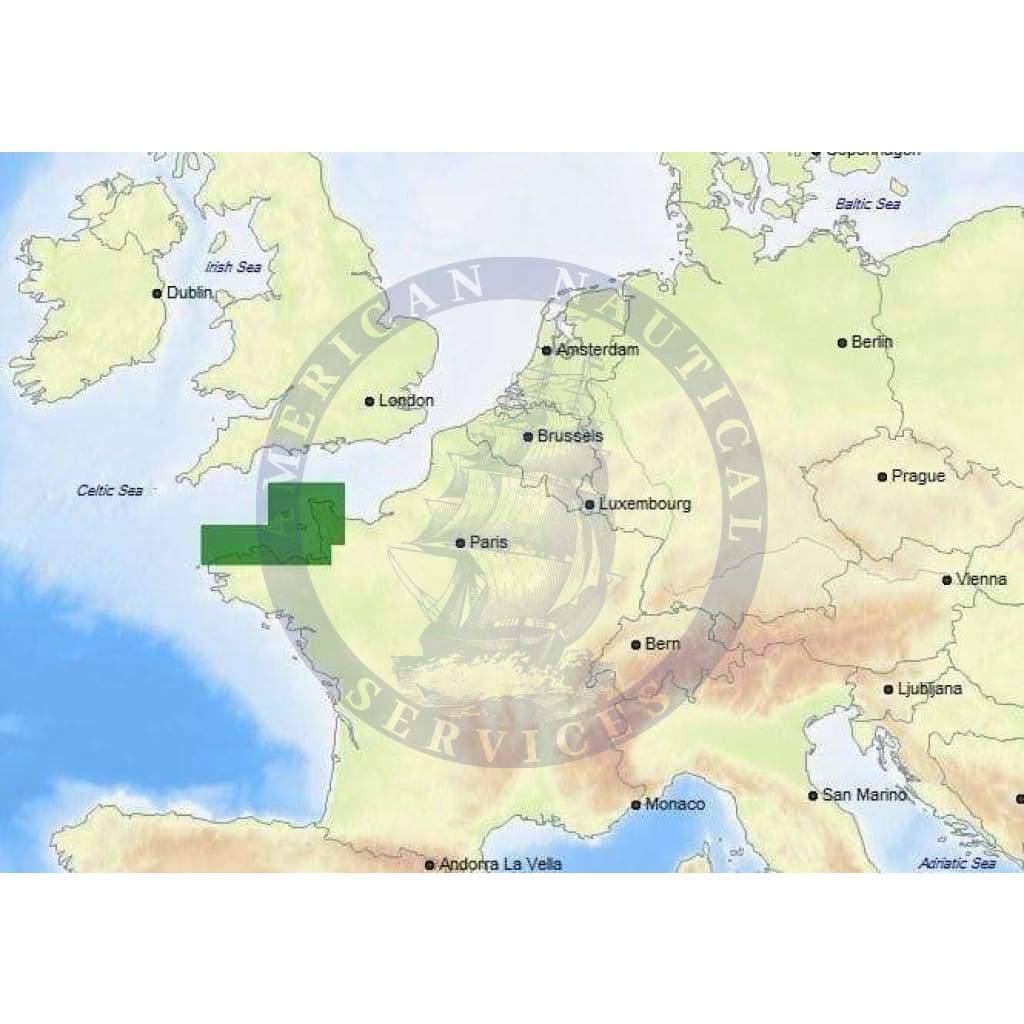 C-Map Max-N+ Chart EW-Y318: L'Aberwrac'h To Grandcamp Maisy