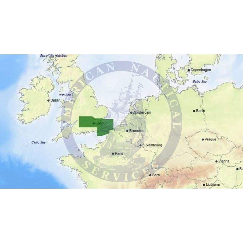 C-Map Max-N+ Chart EW-Y328: Colchester To Eastbourne & Thames