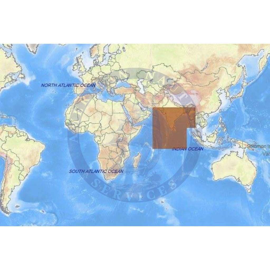 C-Map Max-N+ Chart IN-Y201: India, Sri Lanka, Maldives