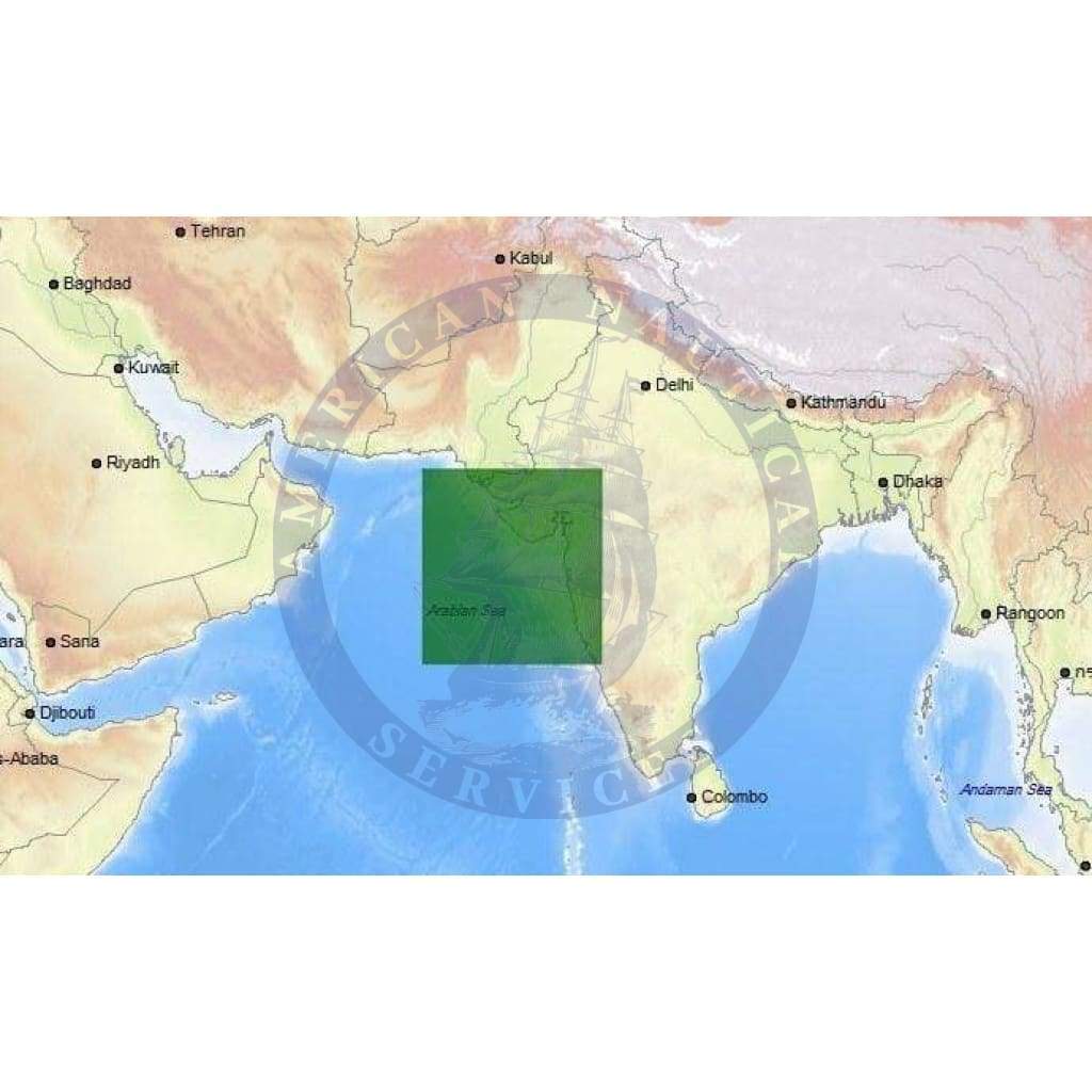 C-Map Max-N+ Chart IN-Y211: India North West Coasts (Update)