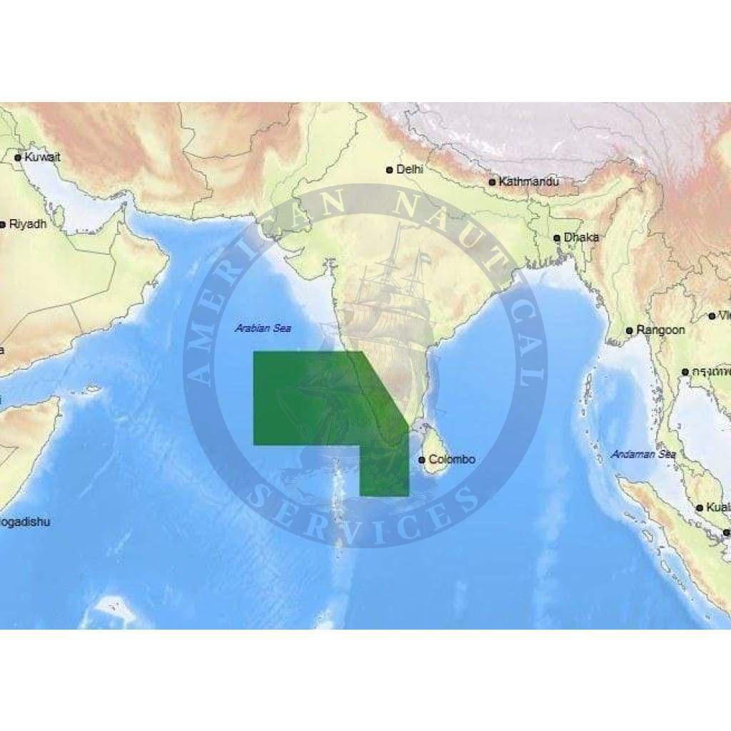 C-Map Max-N+ Chart IN-Y212: India South West Coasts (Update)