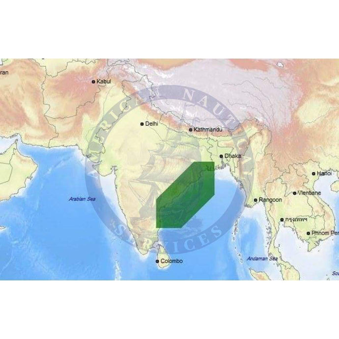C-Map Max-N+ Chart IN-Y214: India North East Coasts