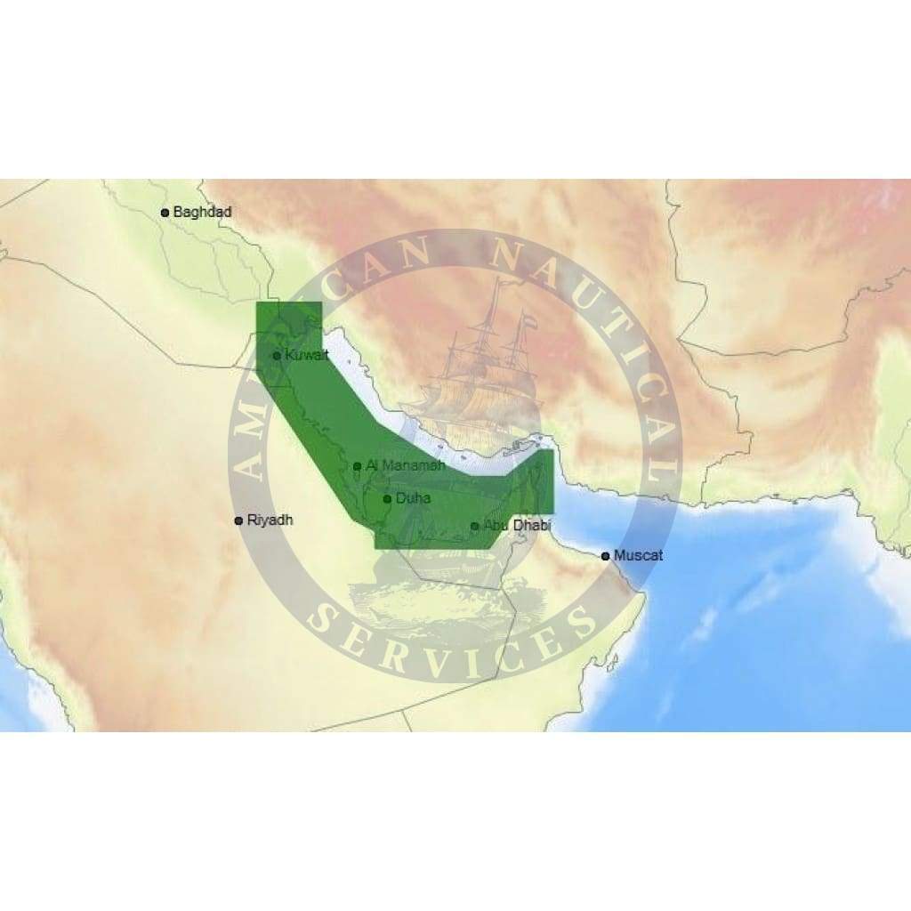 C-Map Max-N+ Chart ME-Y016: Persian Gulf Western Part (Update)