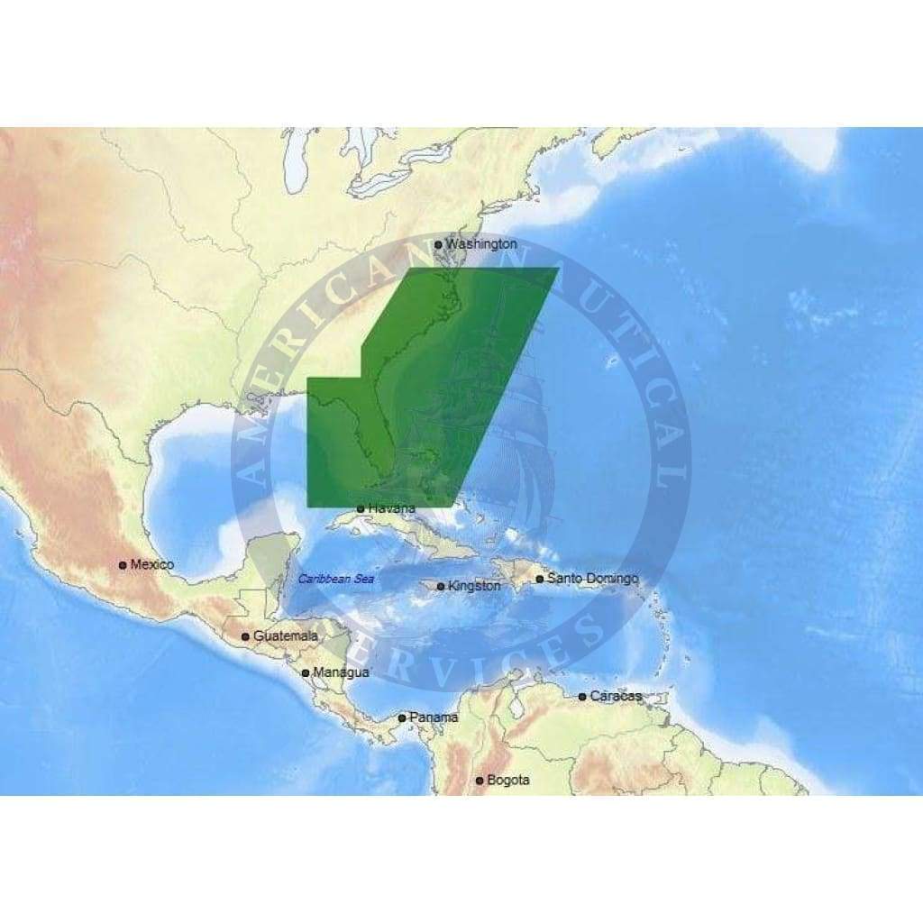 C-Map Max-N Chart NA-N321: Cape Henry To Apalachicola Bay (B) (Update)