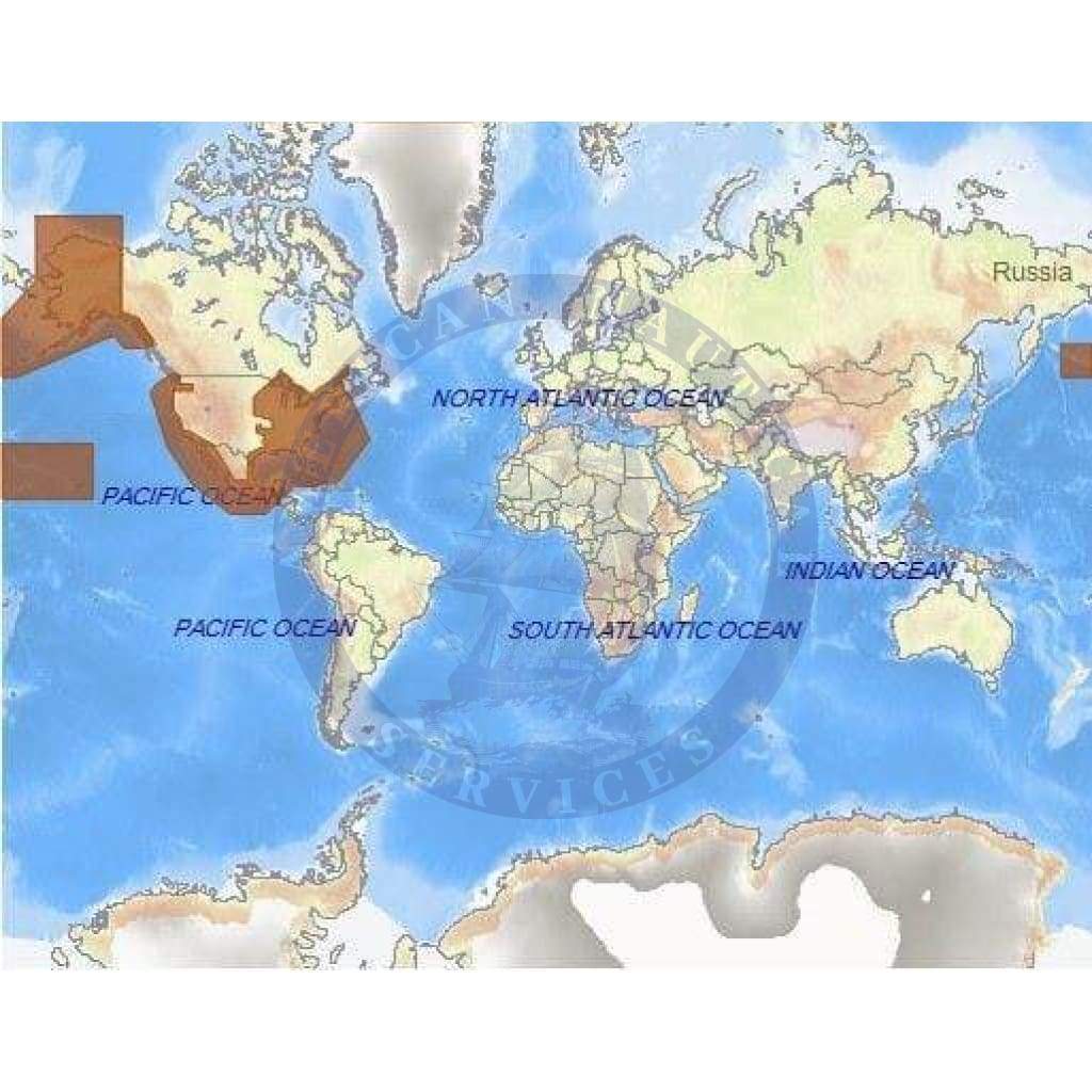 C-Map Max-N+ Chart NA-Y036: Us Coastal & Rivers Continental - Amnautical