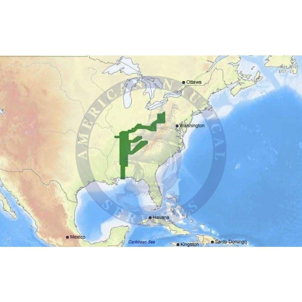 C-Map Max-N+ Chart NA-Y039: Us Rivers: Oh,Tn-Tom, Cumberland (Update)