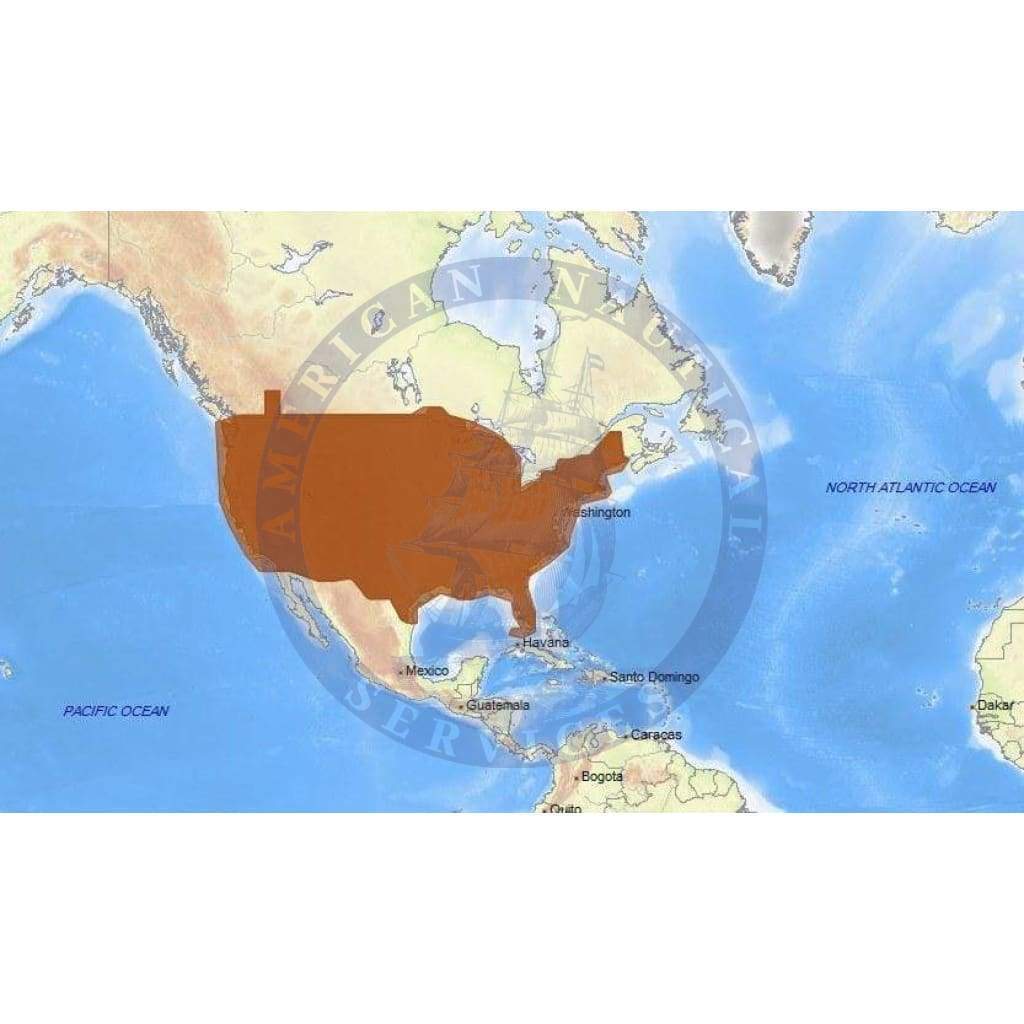 C-Map Max-N+ Chart NA-Y040: Us Lakes & Rivers Continental