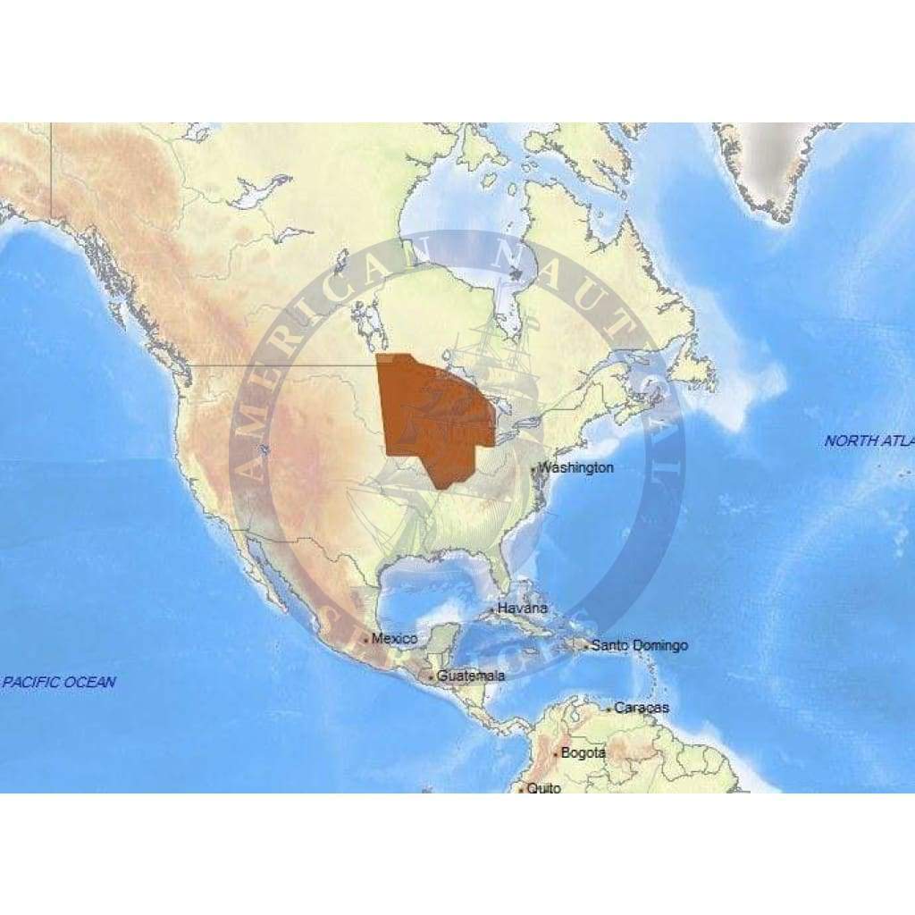 C-Map Max-N+ Chart NA-Y043: Us Lakes: North Central