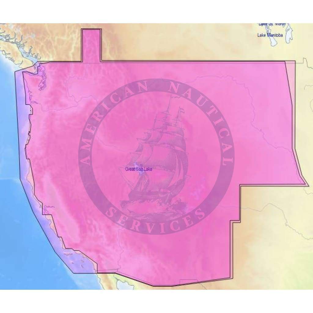 C-Map Max-N+ Chart NA-Y071: US Lakes: West (Update)