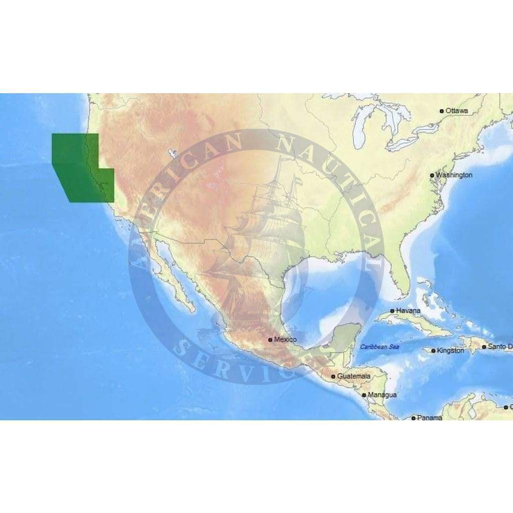 C-Map Max-N+ Chart NA-Y953: Point Sur To Cape Blanco