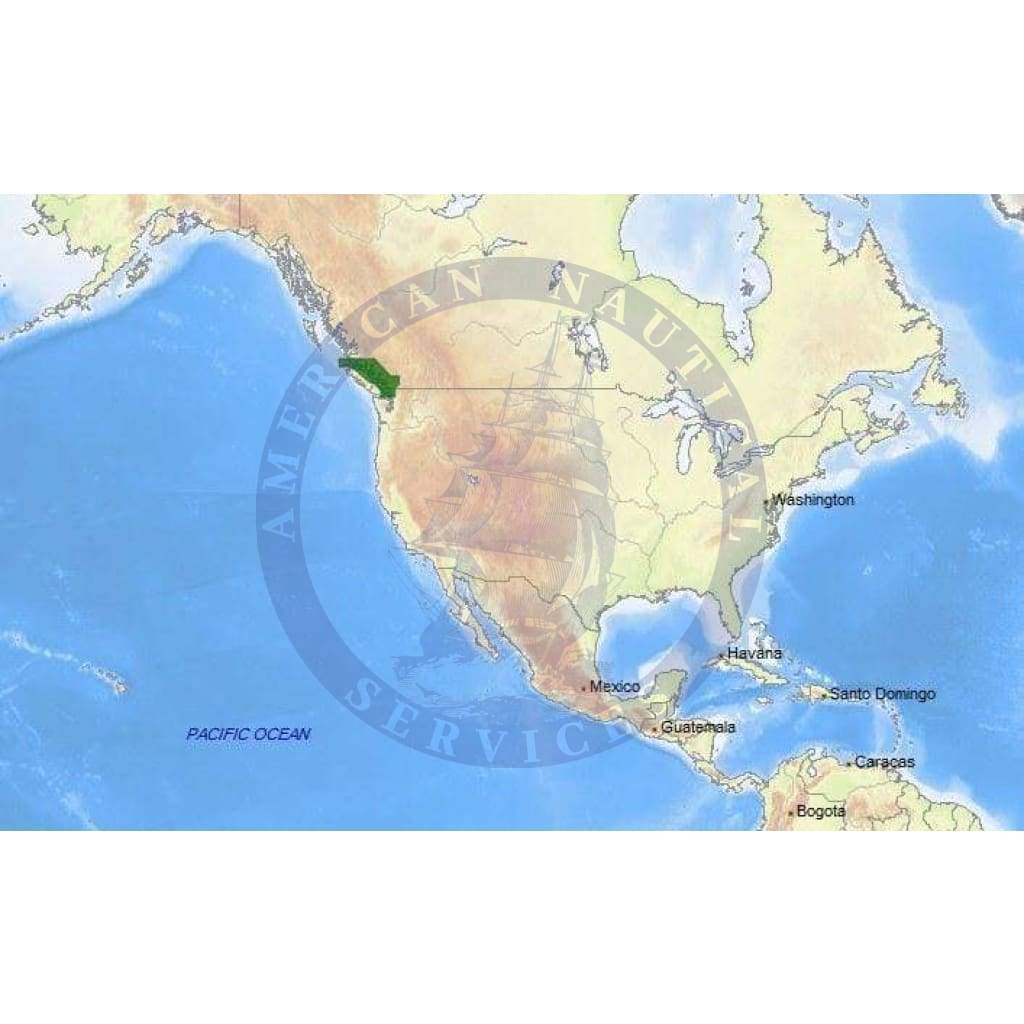 C-Map Max-N+ Chart NA-Y957: San Juan Islands To Nigei Island