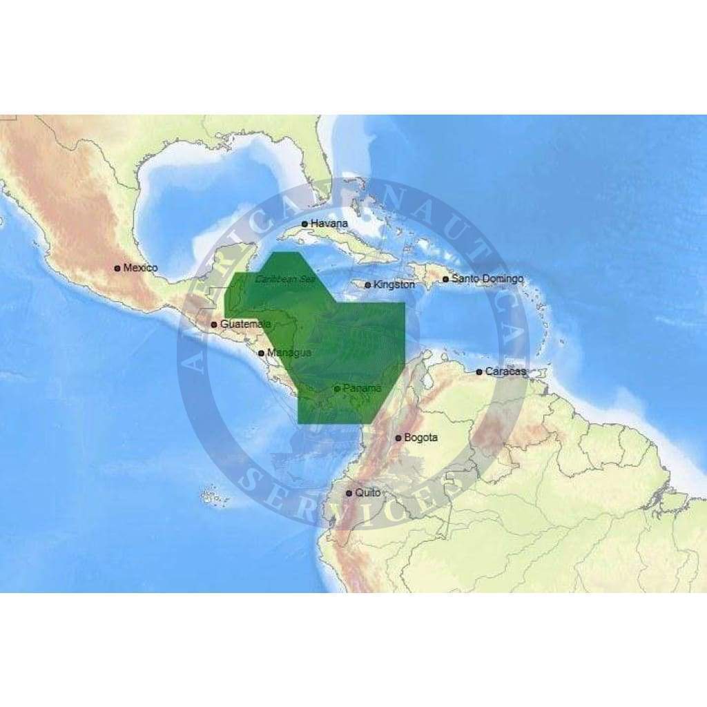 C-Map Max-N+ Chart NA-Y966: Belize To Panama (Update)