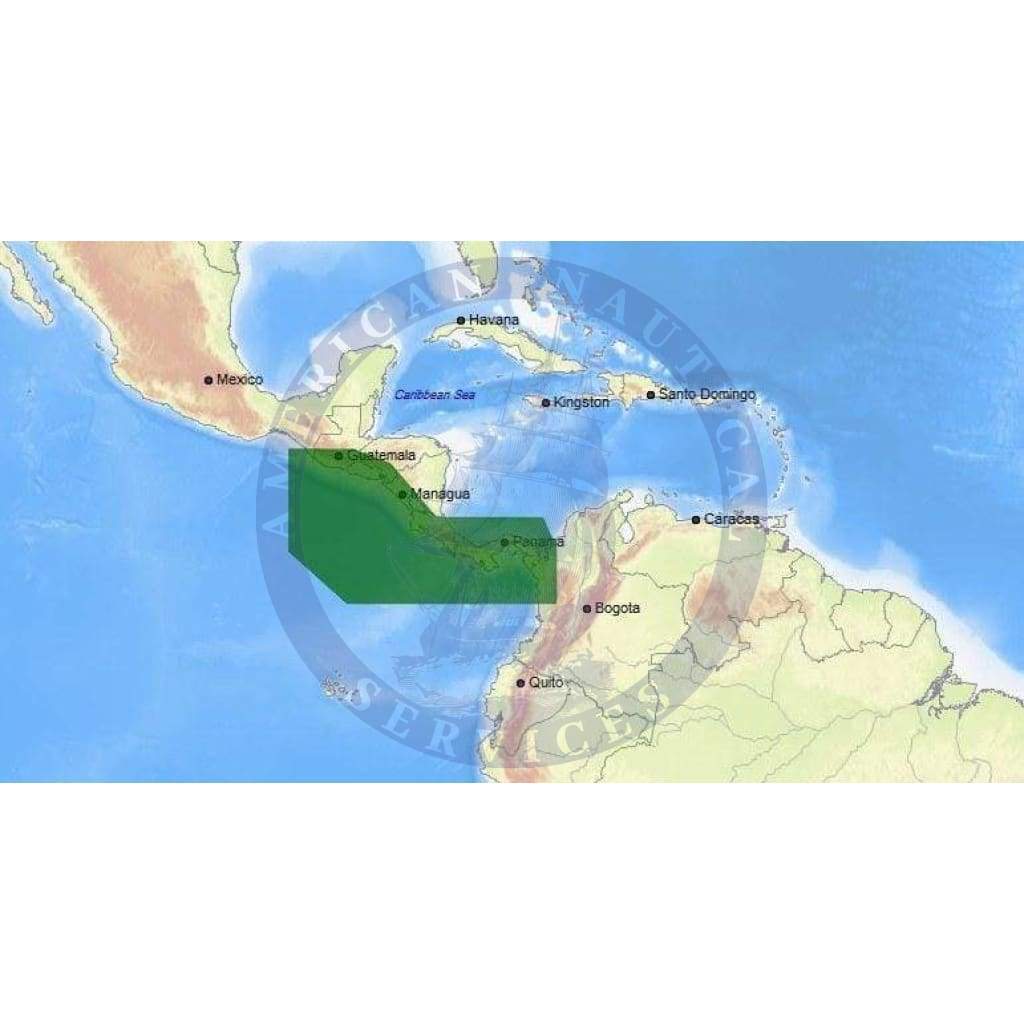 C-Map Max-N+ Chart NA-Y967: Panama To Guatemala (Update)