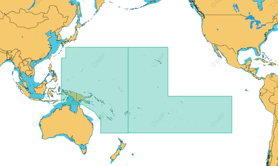 C-Map Max-N+ Chart PC-Y050: Pacific Territories - Amnautical