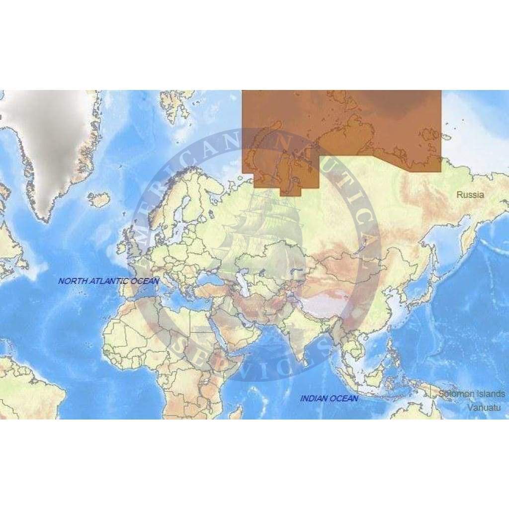 C-Map Max-N+ Chart RS-Y203: Russian Federation North Central