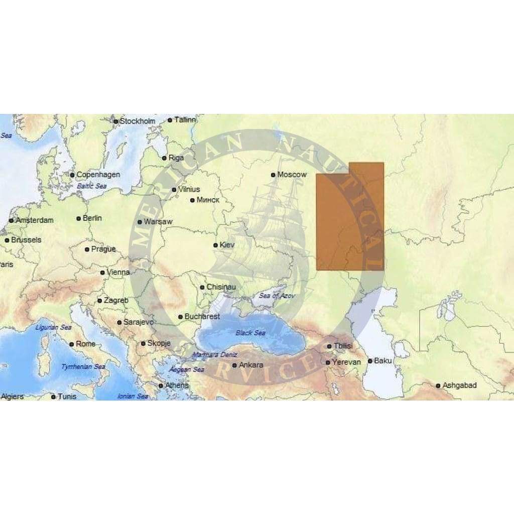 C-Map Max-N+ Chart RS-Y210: Volga: Rybinsk - Astrakhan (Update)