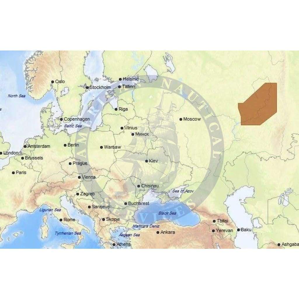 C-Map Max-N+ Chart RS-Y216: Kama And Vyatka Rivers