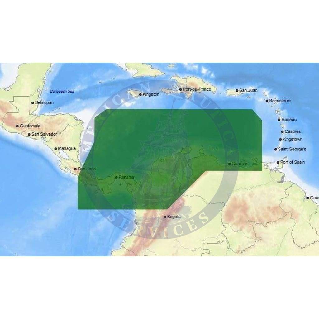 C-Map Max-N+ Chart SA-Y903: Panama To Isla De Margarita
