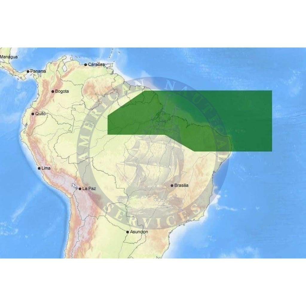 C-Map Max-N+ Chart SA-Y904: Rio Oiapoque To Recife