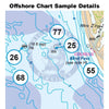 Cape Canaveral Offshore Fish and Dive Chart 124F