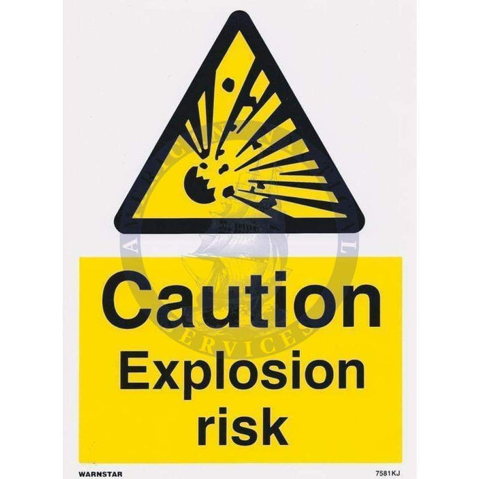Caution Explosion Risk