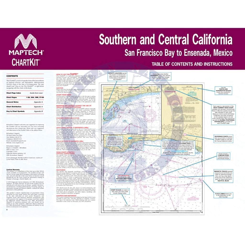 ChartKit Region 12: Southern and Central California, 10th Edition