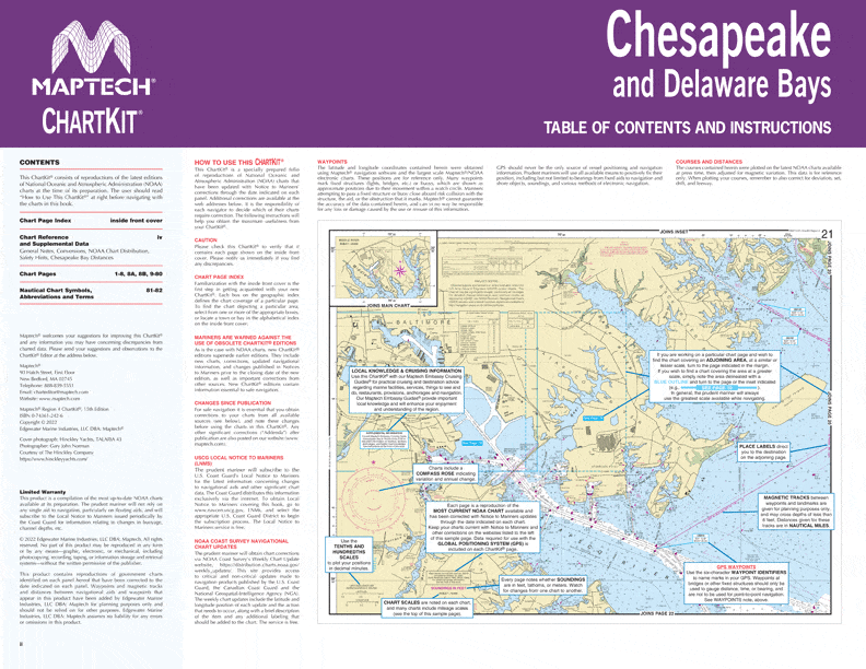 ChartKit Region 4: Chesapeake and Delaware Bays, 15th Edition