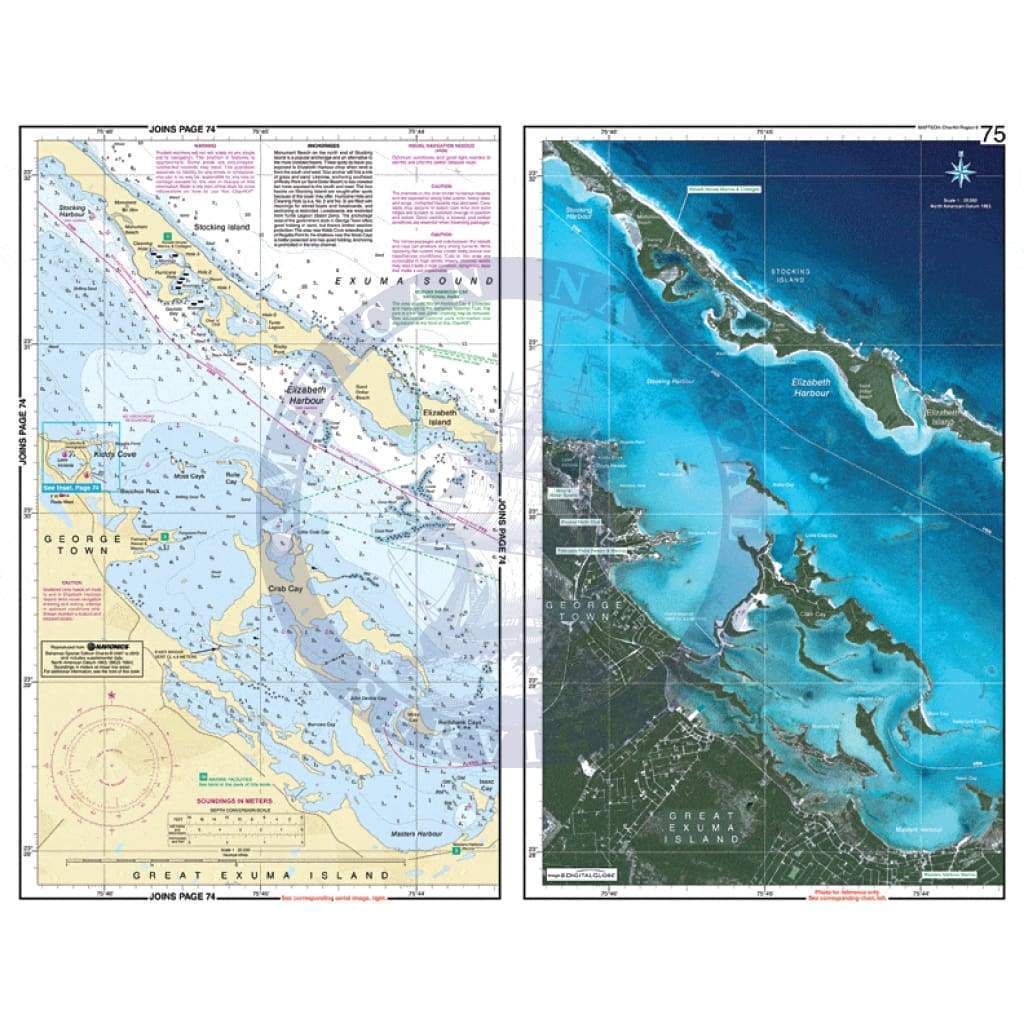 Chart Kit Region 9: The Bahamas to Crooked Island Passage - Amnautical