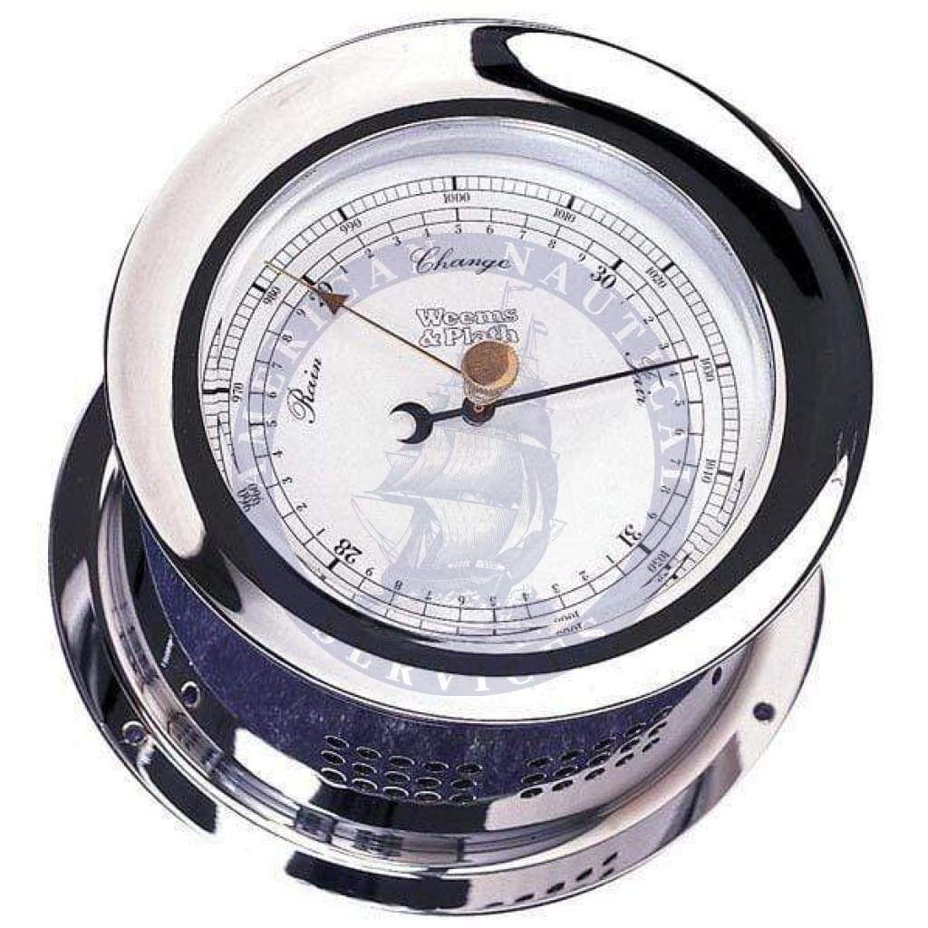 Chrome Plated Atlantis Barometer (Weems & Plath 220700)