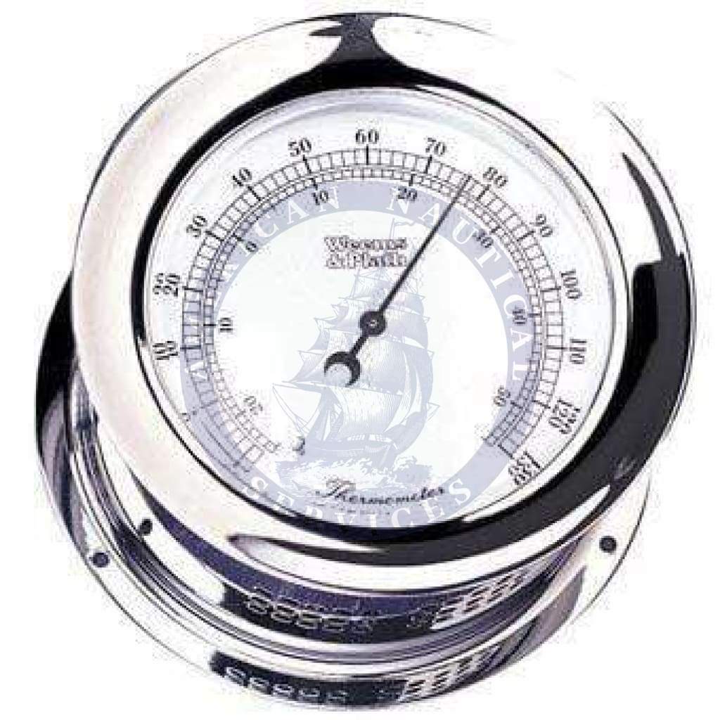 Chrome Plated Atlantis Thermometer (Weems & Plath 221200)