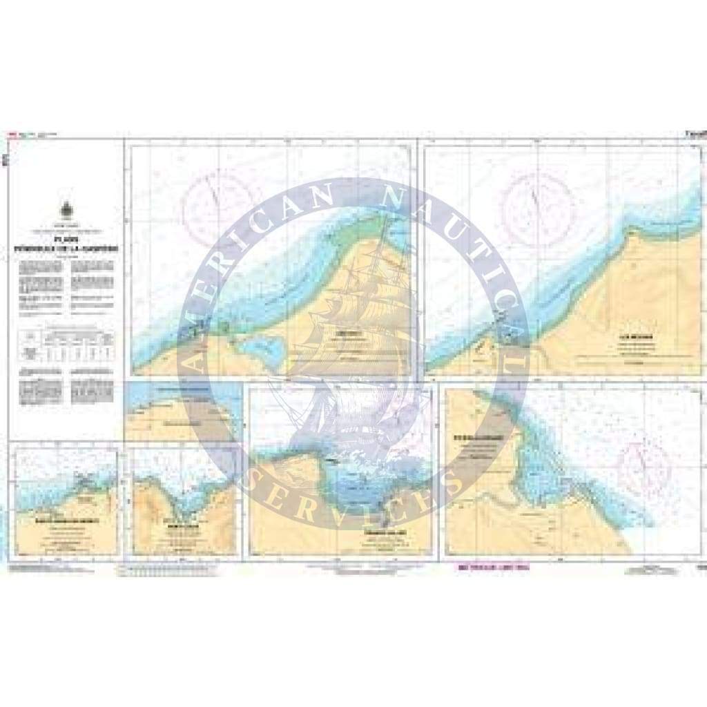 CHS Nautical Chart 1230: Plans-Péninsule de la Gaspésie
