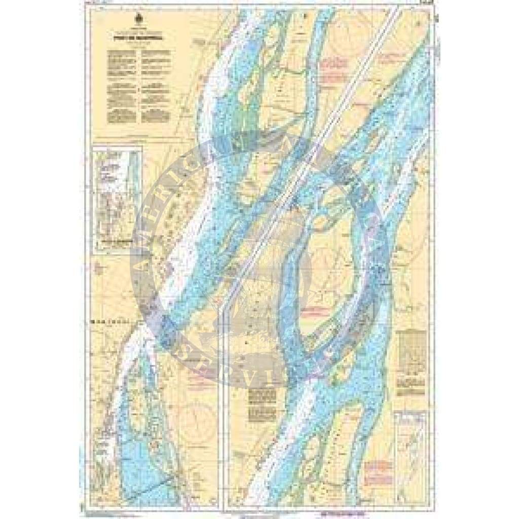 CHS Nautical Chart 1310: Port de Montréal