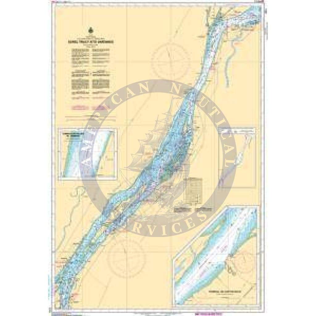 CHS Nautical Chart 1311: Sorel-Tracy à/to Varennes