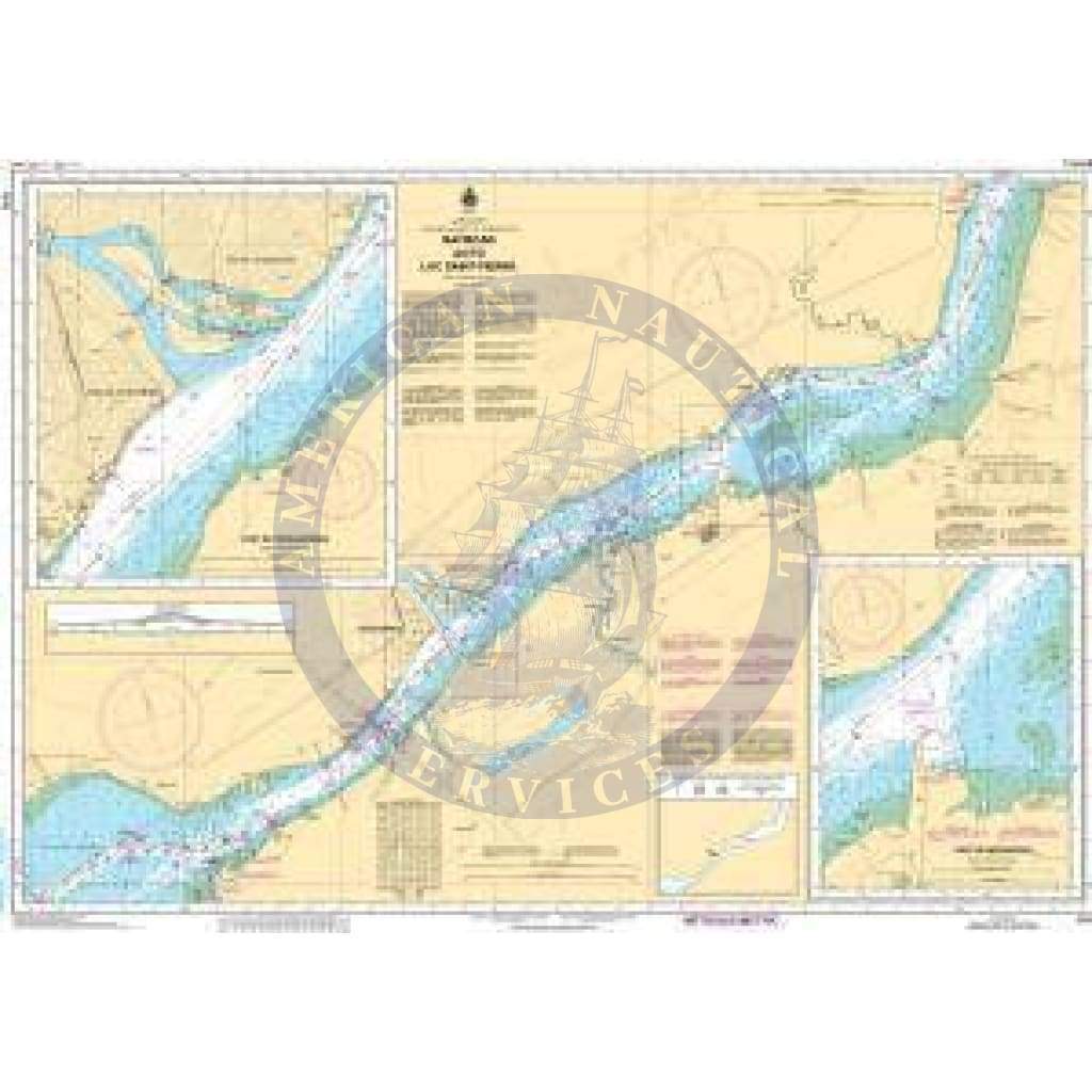 CHS Nautical Chart 1313: Batiscan au/to Lac Saint-Pierre