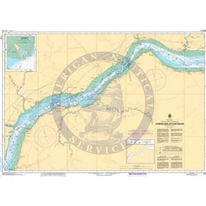 CHS Nautical Chart 1314: Donnacona à/to Batiscan