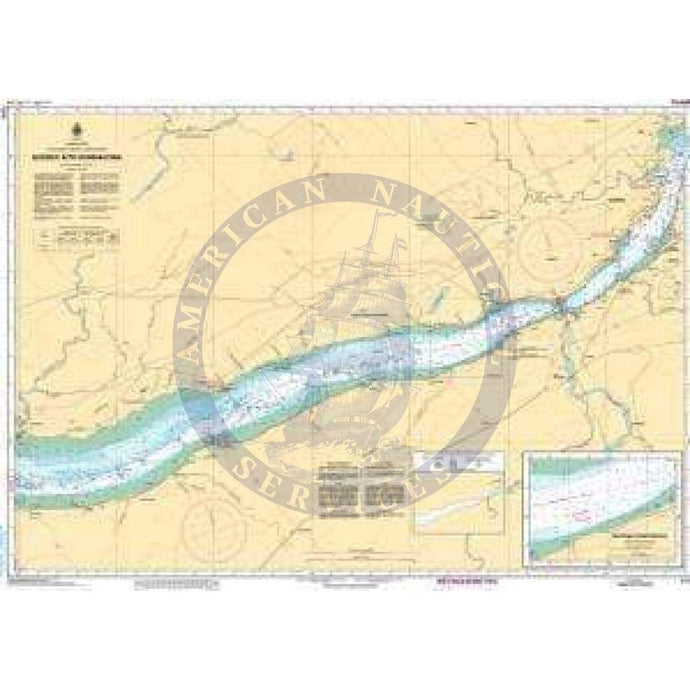 CHS Nautical Chart 1315: Québec à/to Donnacona