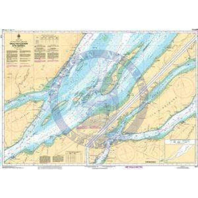 CHS Nautical Chart 1317: Sault-au-Cochon à/to Québec