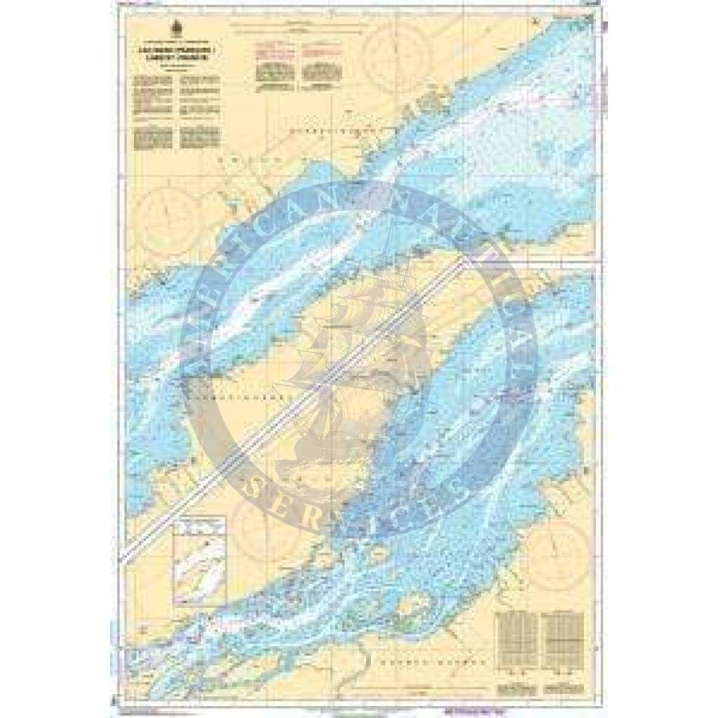 CHS Nautical Chart 1432: Lac Saint-François/Lake St. Francis